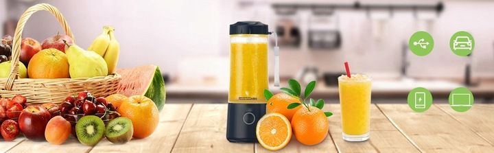 Blender Kielichowy Przenośny Bezprzewodowy 4000mAh Do Smoothie - Prezent zdjęcie 12