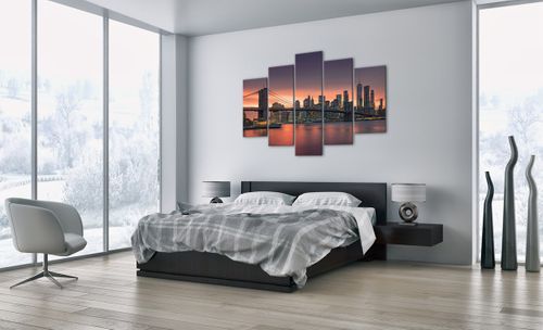 Obraz Na Płótnie - Most Brooklin Ny - 150X100 Cm - Ea150X100-4048 na Arena.pl