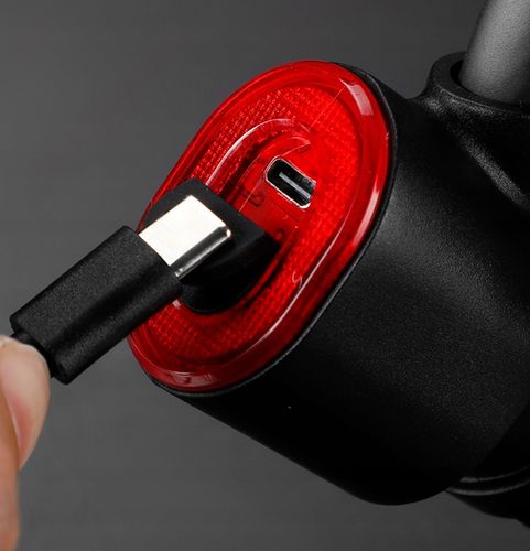 ZAMEK ZAPIĘCIE BLOKADA DO ROWERU + ŚWIATŁO TYLNE Lampka LED Uchwyt na Arena.pl