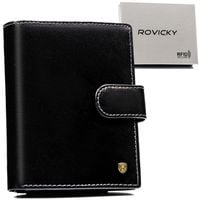 klasyczny portfel męski na karty z rfid - rovicky