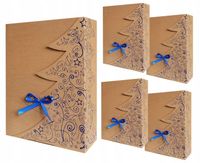 50 SZT - 1 SZT 12,52 ZŁ NETTO PUDEŁKO PREZENTOWE 35x25x10 CM CHOINKA 1546