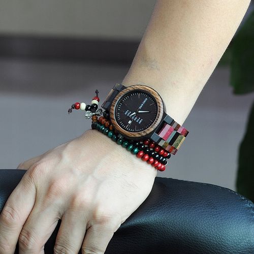 Drewniany zegarek BOBO BIRD P14-1 Unisex Bobobird na Arena.pl