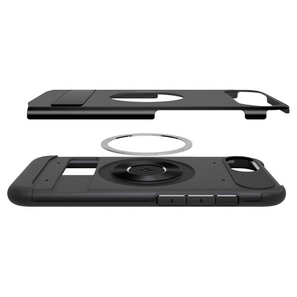 SPIGEN SLIM ARMOR MAG MAGSAFE IPHONE 16E BLACK zdjęcie 7