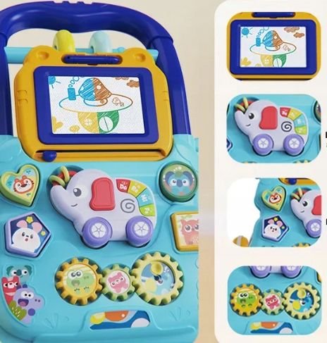 CHODZIK PCHACZ INTERAKTYWNY TABLICA EDUKACYJNY EFEKTY DŹWIĘKOWE RYSIK na Arena.pl