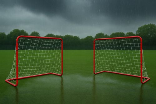 2x BRAMKA PIŁKARSKA ZESTAW DO PIŁKI NOŻNEJ SKŁADANE OGRODOWE 182x122 ZESTAW na Arena.pl