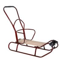 Sanki z pchaczem czerwone GUSIO