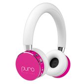 Słuchawki bezprzewodowe Bluetooth Puro Sound Labs BT2200-Plus różowo-białe