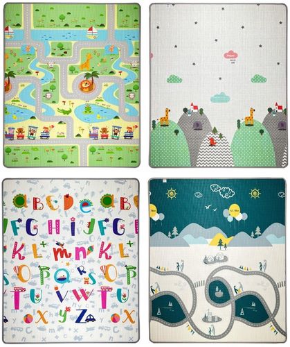 MATA EDUKACYJNA PIANKOWA DLA DZIECI DWUSTRONNA XPE 180x150 GRUBA 1CM na Arena.pl