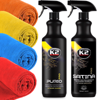 K2 Purio Satina 4 Mikrofibry Zestaw Do Czyszczenia Pielęgnacji Auta