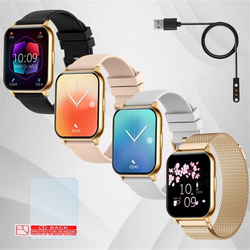 SMARTWATCH ZEGAREK DAMSKI POLSKIE MENU ROZMOWY CIŚNIENIE PULS SPORT ZDROWIE na Arena.pl