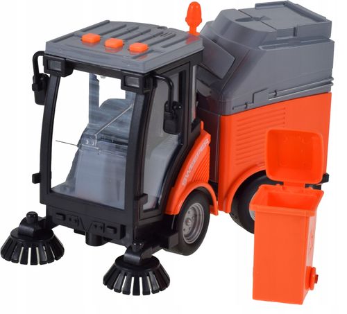 ZAMIATARKA DROGOWA ZABAWKA POJAZD ULICZNY NA BATERIE SAMÓCHÓD DLA DZIECI na Arena.pl