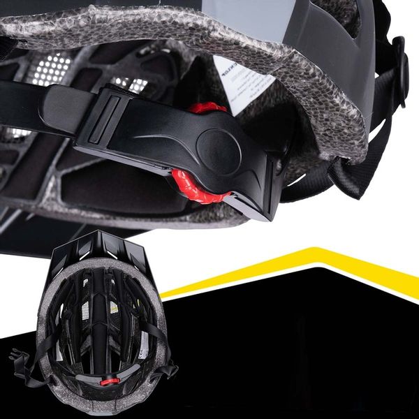 DUNLOP KASK na rower ostrzegawcze światło LED rozmiar M regulowany zdjęcie 15