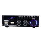 wzmacniacz audio blitzwolf as-22, 45w, bluetooth 5.0, usb + pilot (czarny)