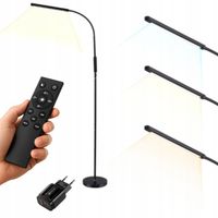 NOWOCZESNA LAMPA LED STOJĄCA PODŁOGOWA LAMPKA BIURKOWA NOCNA PILOT