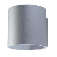Kinkiet LAMPA ścienna SL.0049 metalowa OPRAWA tuba szara