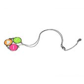 Wisiorek 3 kółka na łańcuszku Sublimacja Termotransfer