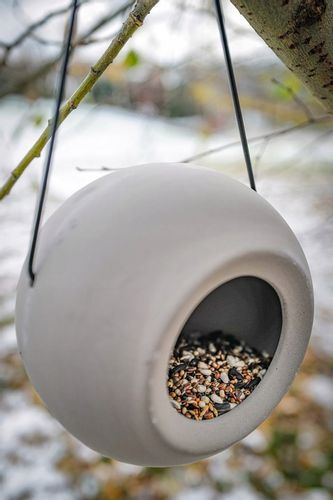 NOWOCZESNY KARMNIK DLA PTAKÓW ZIMUJĄCYCH LISA + POKARM KARMA ZIARNO 1KG na Arena.pl