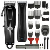 WAHL Combo Zestaw: Maszynka Super Taper Cordless Black i Trymer Beret Black