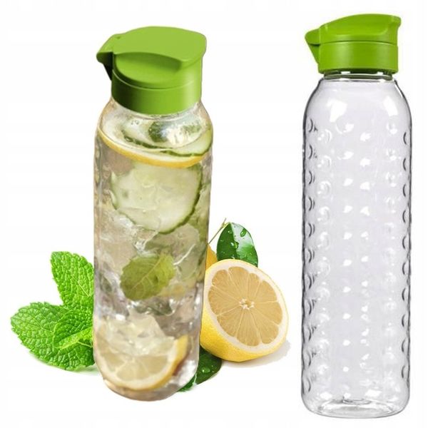 Butelka plastikowa Curver 750 bezbarwna na napoje z bidonem duża pojemność zdjęcie 1