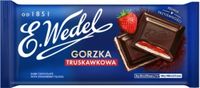 WEDEL CZEKOLADA 100G GORZKA TRUSKAWKOWA