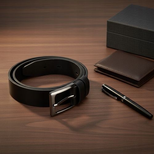 PASEK Męski Skórzany do SPODNI DŁUGI 135cm Czarny Skóra Naturalna na Arena.pl