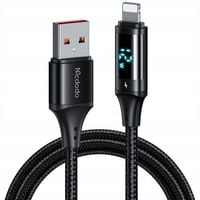 mcdodo kabel z wyświetlaczem usb lightning 36w 1m do iphone x 11 12 13 14