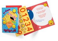 karnet Urodziny młodzieżowe (wymienne cyferki) frytki DK-1137