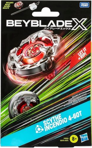 Beyblade X - Zestaw startowy Scythe Incendio 4-60T czerwony - G0175 F9583 na Arena.pl
