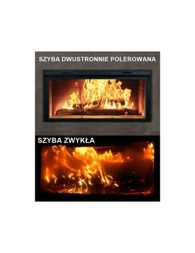 Szyba czyszcząca się do Kominka, pieca na wymiar na Arena.pl