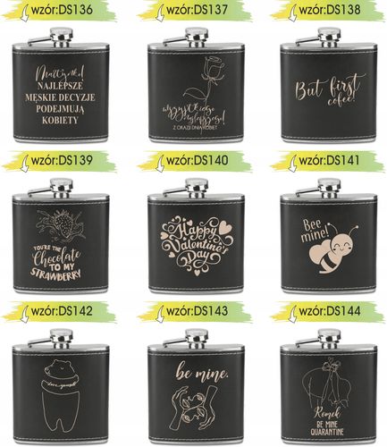 GRAWEROWANA Piersiówka 180 ml personalizowany prezent na dzień dziadka na Arena.pl