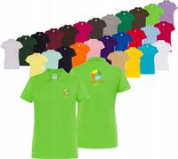 Koszulka polo damska TWÓJ HAFT LOGO NAPIS firmowa reklamowa 20 sztuk