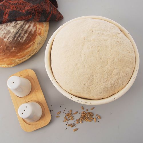 Koszyk Rattanowy do Wyrastania Formowania Chleba Ciasta na Bochenek 1,5 kg na Arena.pl