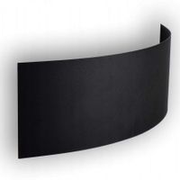 Kinkiet LAMPA ścienna 137623690012 TEAM metalowa OPRAWA półokrągła LED 12W 4000K przyścienna czarna