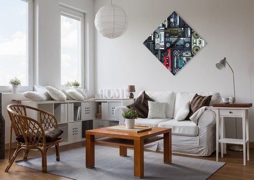 Zegar Ścienny - Technika Magnetofon - 60X60 Cm - C3Ad60X60-3875 na Arena.pl