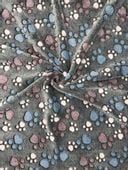 Koc Polarowy 70X50 Cm Łapy Ciemne