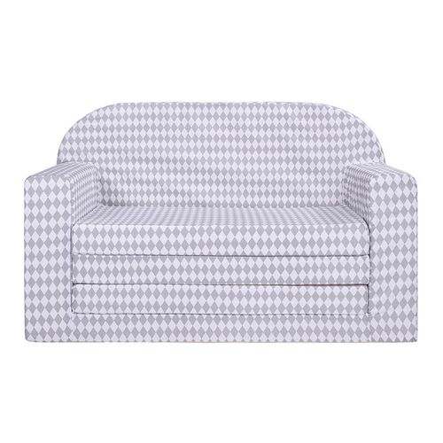 LULANDO Sofa Classic, Romby Szaro-Białe na Arena.pl