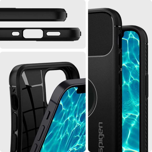 Etui Spigen Rugged Armor do Apple iPhone 12 Mini 5.4 Matte Black na Arena.pl