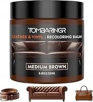 Balsam do renowacji skóry 250g Tombaringr naprawa kanapy Medium Brown