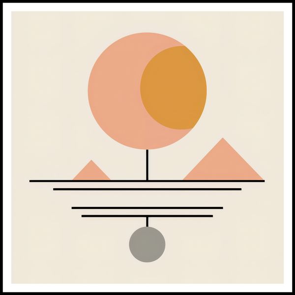 Plakat 100x100cm Geometryczna Utopia zdjęcie 3