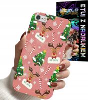 ETUI CASE DO IPHONE 6 PLUS - ŚWIĄTECZNE WZORY NA ŚWIĘTA RENIFER CHOINKA