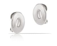 owalne klipsy z kolekcji classic (e7635ag)