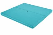Materac Pole Dance UNDERFIT 130 x 120 x 6 cm twardy turkusowy