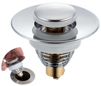 KOREK UMYWALKOWY AUTOMATYCZNY KLIK-KLAK FILTR