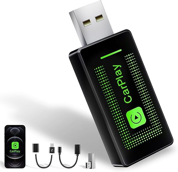 Lyssiefeel Wireless CarPlay Adapter Easy Plug & Play zdjęcie 1