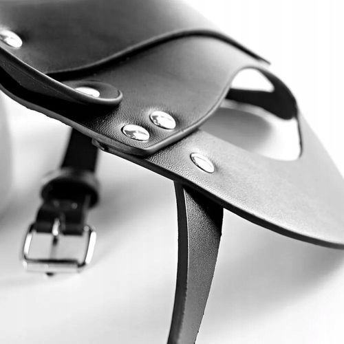 MASKA BDSM NA OCZY TWARZ Z USZAMI SKÓRA SEXY KOT na Arena.pl