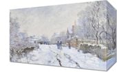 Obraz 30x20cm Snow at Argenteuil, Monet Vintage do Salonu