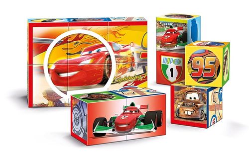 Clementoni - Klocki Cubes Multiplay Auta 41505 na Arena.pl