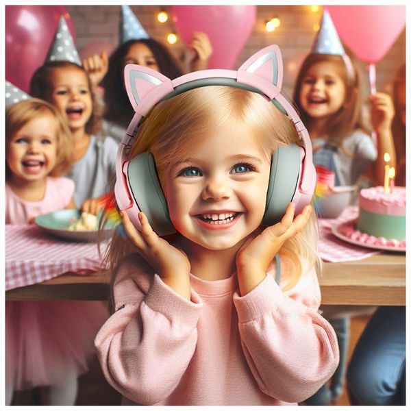 ONIKUMA K9 KOCIE USZY SŁUCHAWKI GAMINGOWE NAUSZNE PRZEWODOWE Z MIKROFONEM zdjęcie 3