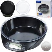 DOKŁADNA WAGA KUCHENNA 1G - 5KG ELEKTRONICZNA Z MISKĄ MISĄ ZESTAW + BATERIE