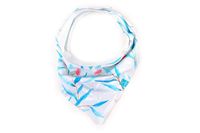 Titot Miętowe Listki na jasnym chustka apaszka pod szyję